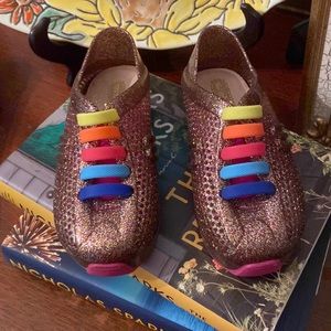 Mini Melissa Glitter Sneakers